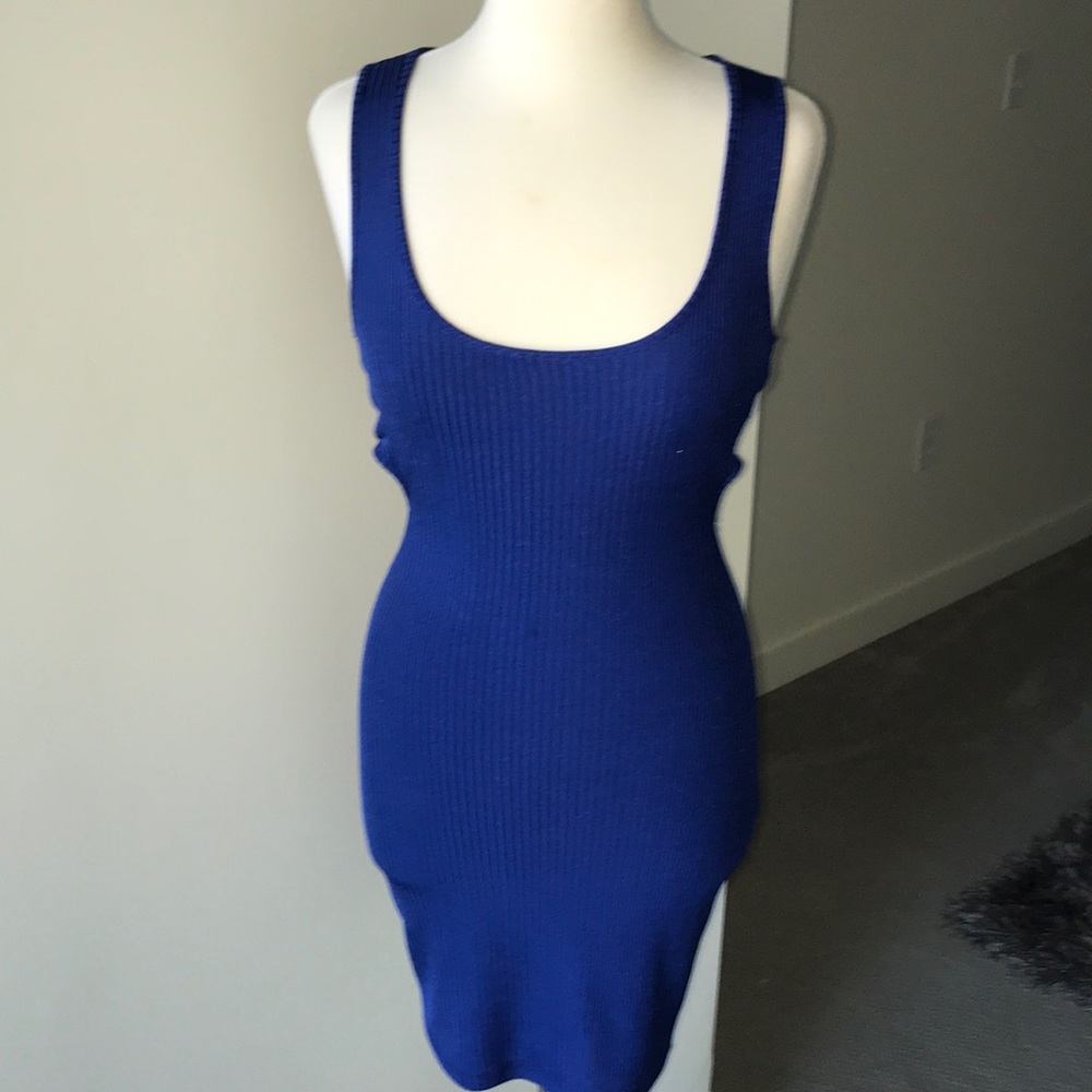 Guess Royal Blue Dress back cutout S